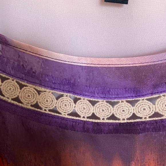 Jessica Simpson Cold Shoulder Tie Dye Top - Picture 7 of 12